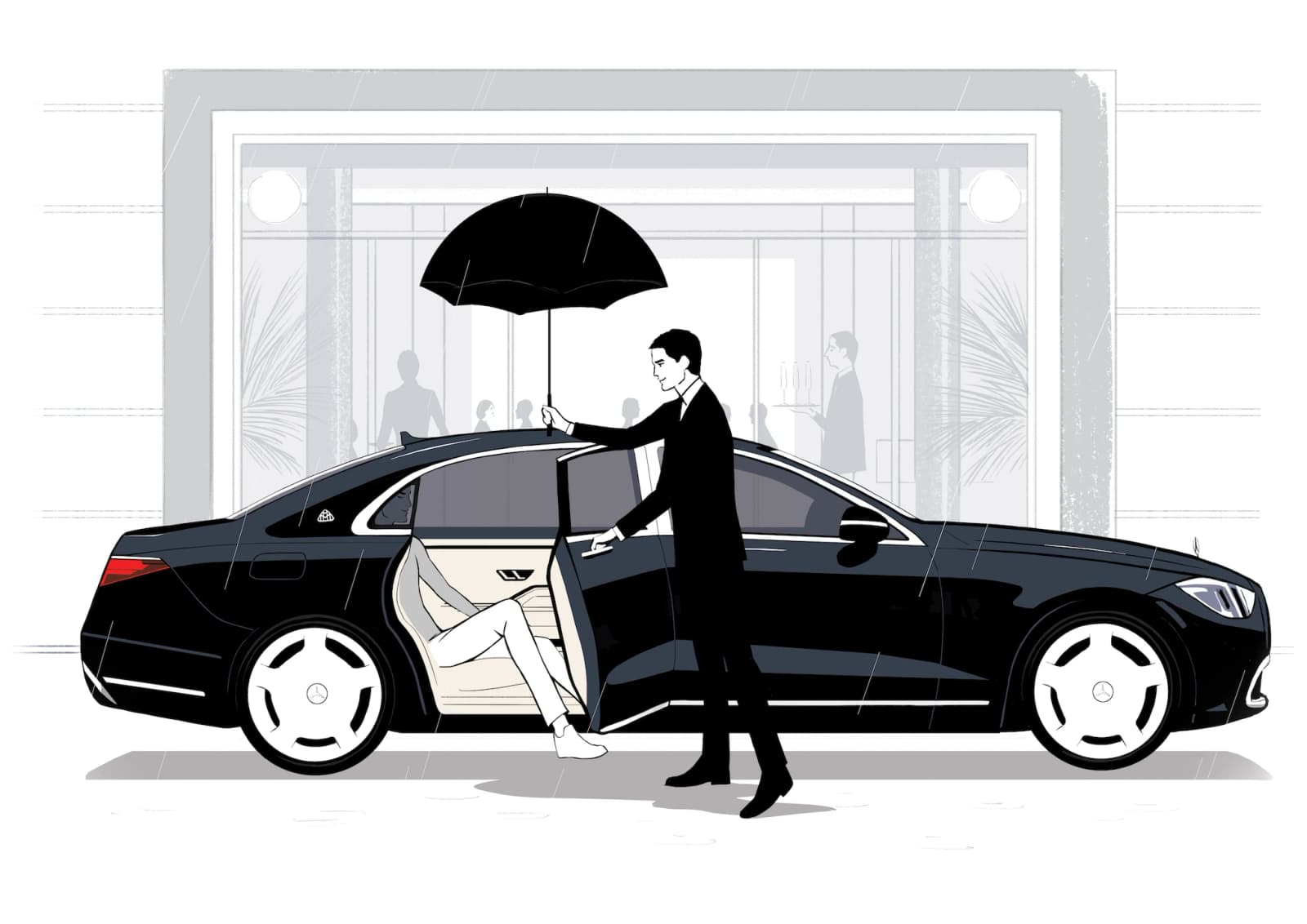 Image illustrating Chauffeur services